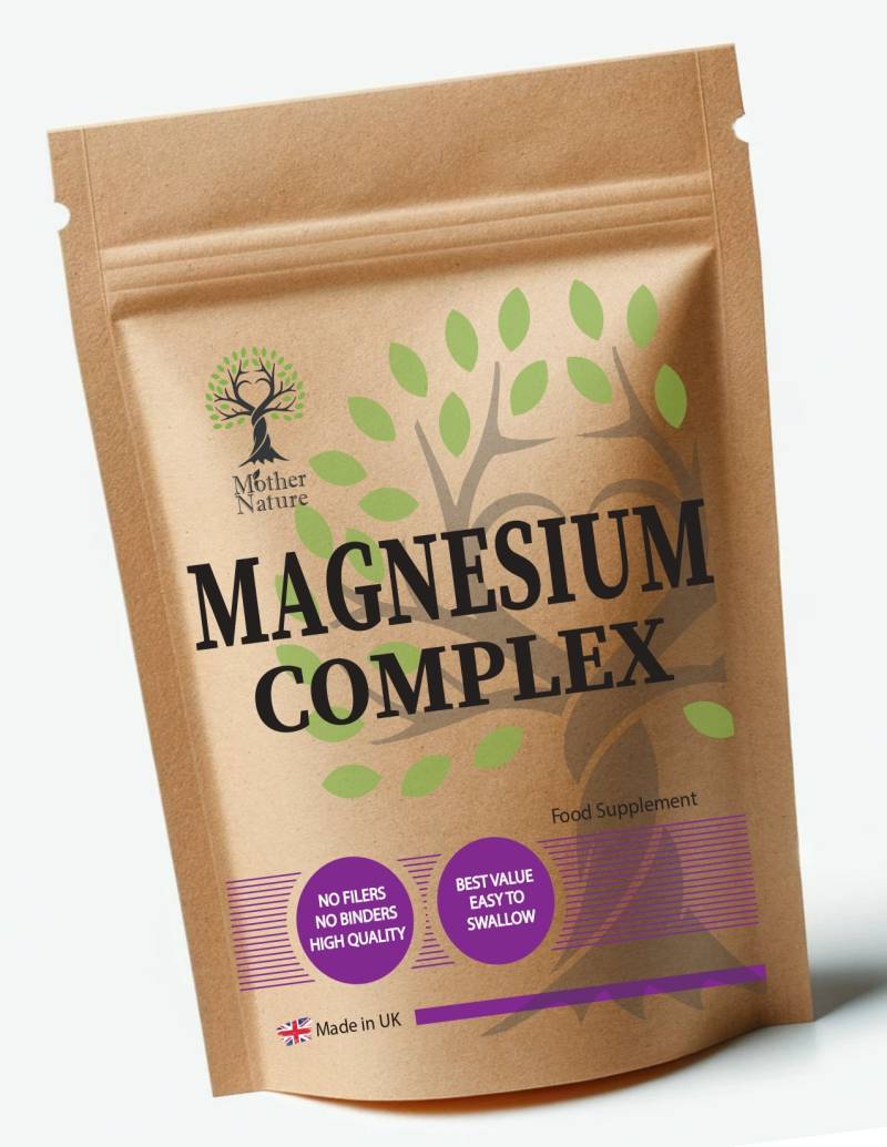 Magnesium Specialty 630 Mg Magnesiumkapseln L-Theronat, Taurat, Glycinat Umweltfreundliche Beste Vegane Ergänzungen von UKmotherNature