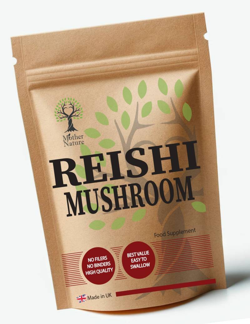 Reishi Kapseln 600 Mg Sauberer Natürlicher Pilz Umweltfreundliche Beste Vegane Ergänzungen Auf Pflanzlicher Basis Ganzheitliche Gesundheit von UKmotherNature