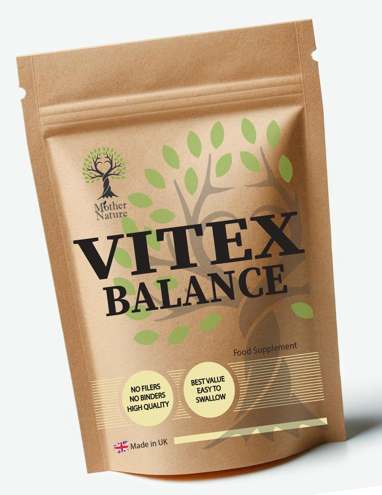 Vitex Kapseln 400 Mg Hochpotente, Saubere, Natürliche Agnus-Castus Umweltfreundliche Beste Vegane Ergänzungen Auf Pflanzlicher Basis Ganzheitliche von UKmotherNature