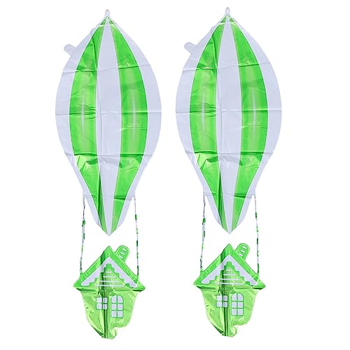 2st Ballon Fliegendes Spielzeug Flugzeugspielzeug Für Kinder Deckendekoration Kinderspielzeug Wolken Für Die Decke Flugzeugspielzeug Für Babys Heiß Hängen Aluminiumfolie ULDIGI von ULDIGI