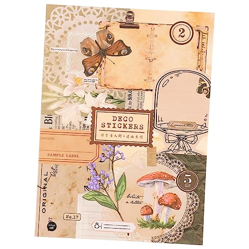 ULDIGI 1 Packung Haustier-Stickerbuch Trägerpapier beachten Scrapbook-Aufkleber für Hochzeiten personalisierte sticker personalisierte aufkleber Scrapbooking-Zubehör-Kit Scrapbook-Papier von ULDIGI