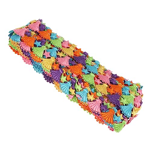 ULDIGI 1 Rolle 15 Stickerei Dekorative Spitze Besticktes Zierband Sonnenblumenband Patchzubehör Spitzenband Handwerk Hut-patch Spitzenblume Dekorieren Spitzengewebeband Polyester von ULDIGI