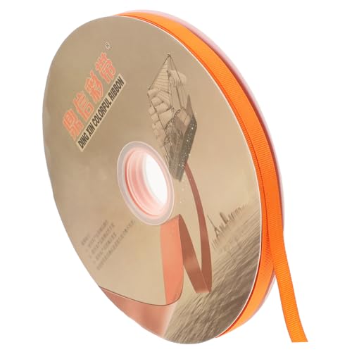 ULDIGI 1 Rolle Schleife Dekorative Bänder Geschenkverpackungszubehör Handdekor Geschenkband Banddekor Hochzeitsdekoration Diy- Basteln Weihnachtsparty Versorgung Polyester Orange von ULDIGI