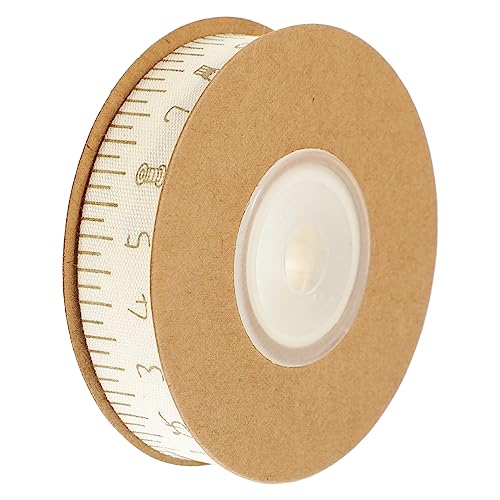 ULDIGI 1 Rolle Schleife seidenband ribbon wohnraumdeko dekobänder Dekorationsband DIY liefert Zuhause Satinband dekorative Bänder Geschenkband selber machen für DIY Baumwolle Beige von ULDIGI