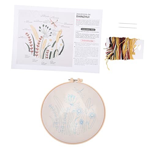 ULDIGI 1 Satz Stickmaterialpaket embroidery kit home decor DIY-Stickmaterialien hausdeko kreatives Stickset gestempeltes Sticktuch werkzeug Kreuzstich-Set Kreuzstich für den Anfang Leinen von ULDIGI