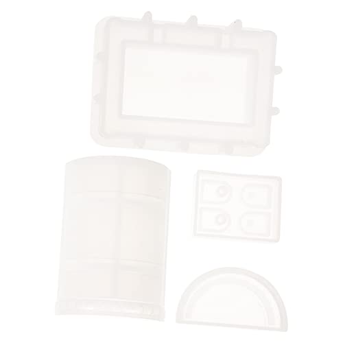 ULDIGI 1 Set Schatztruhe Silikonform Schlüsselanhänger Formen Handwerk Herstellung Form Seifenhalter Formen Wiederverwendbare Form Organizer DIY Handwerk Form DIY Form Kit Schmuckschale von ULDIGI