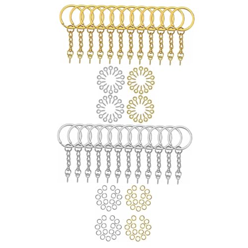 ULDIGI 1 Set Schlüsselanhänger Zubehör DIY Biegering Biegeringe Schlüsselanhänger Schlüsselanhänger Schlüsselanhänger DIY Werkzeuge Anhänger Kreisringe Kette Schlüsselanhänger von ULDIGI