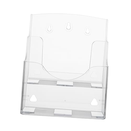 ULDIGI 1 Stück Multi-tiere Acryl Literaturhalter Clear Display Stand File Desktop Inhaber von ULDIGI