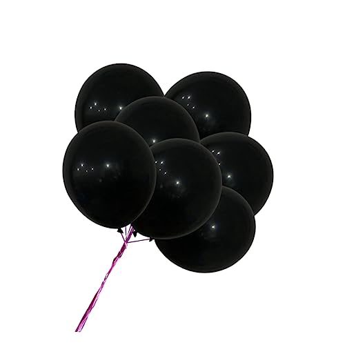 ULDIGI 10 Stück 36 Zoll Latex Gummiballons Schwarz Für Geburtstag Hochzeit Und Party Dekoration Ideal Für Festliche Anlässe Und Kreative Arrangements von ULDIGI