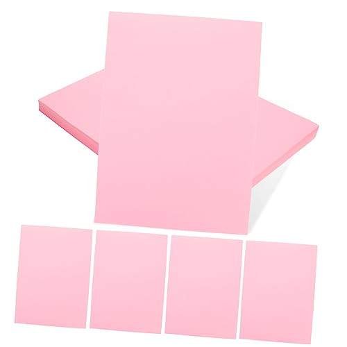 ULDIGI 100 Blatt farbiges A4-Papier farbiges Papier für Kinder bunte Papiere Druckpapier-Kit druckpapiere selber machen kreativpapier paketpapier Kunstdruckpapier kinder DIY zubehör Rosa von ULDIGI