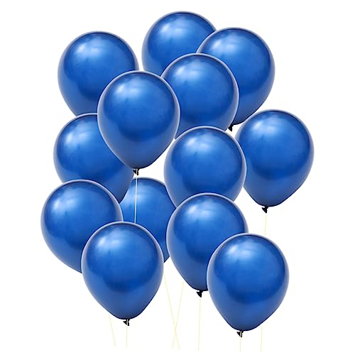 ULDIGI 100 Stück 10 Hochzeitsballons deckenverkleidung blumenarrangement luftbalons Dekorationen für Geburtstagsfeiern Luftballons für Geburtstagsfeiern Partyballons Latexballons Blue von ULDIGI