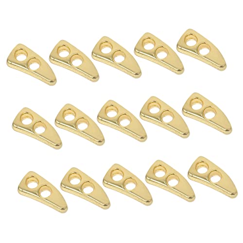 ULDIGI 100St Hupenknopf Mini-Zierknöpfe Mini-Knöpfe für Kinder Mini-Zubehör puppen kleidung für puppenkleidung Verschlüsse für Puppenkleider Puppenknöpfe selber machen Legierung Golden von ULDIGI