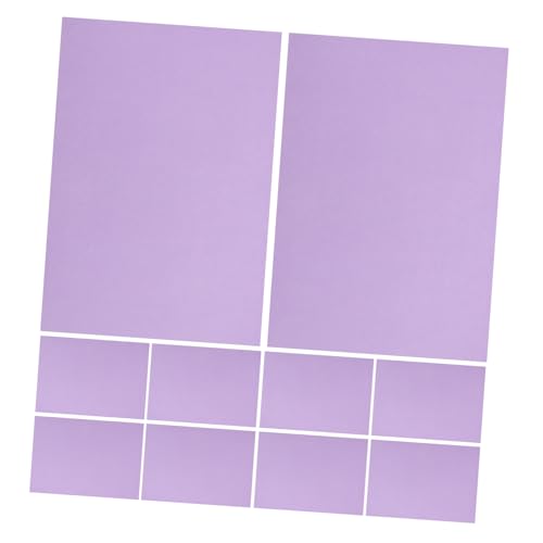 ULDIGI 10st Kartenvorrat Dekorativer Karton Farbiger Karton Buntes Kartenmaterial Weihnachtsfarbener Karton Halloween-karton Karton Für Die Kartenherstellung Farbkarton Papier Violett von ULDIGI