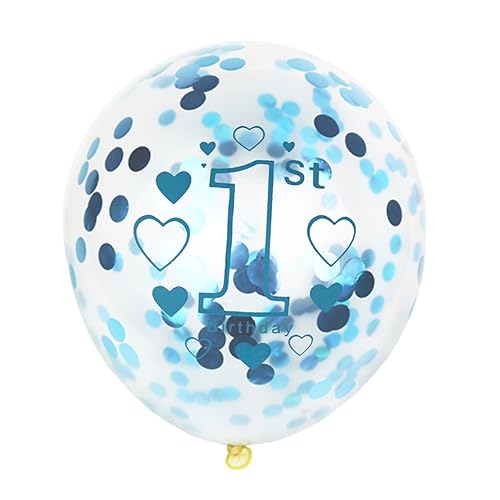 ULDIGI 15 Stück 1 Satz Druckballons Transparente Ballons Herzformballon Konfettiballons Klare Ballons Partyzubehör Luftballons Für Buchstabenballons Partyballon von ULDIGI