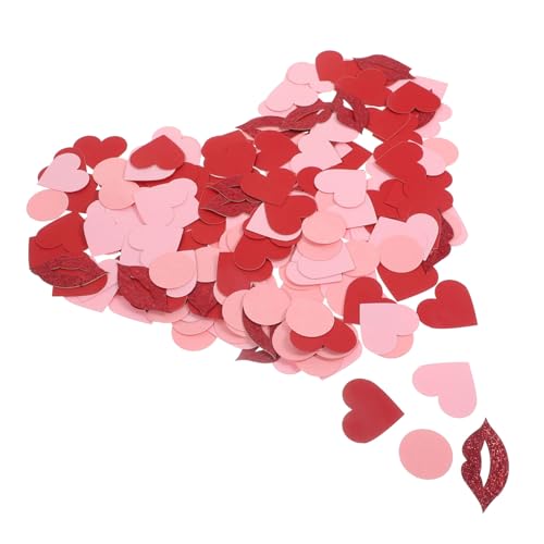 ULDIGI 200pcs Valentinstag Konfetti Liebe Konfetti Lippen Und Herz Hochzeitskonfetti von ULDIGI