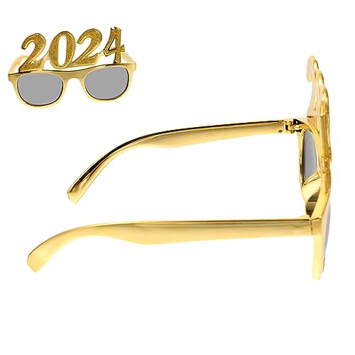 ULDIGI 2024 geldschrank beemysafe augenpflaster augenklappen augenmaske eyemask lustige Brillenkinder Kostümparty-Brille Dekor Abschlussgeschenk Partyzubehör PC-Rahmen Golden von ULDIGI