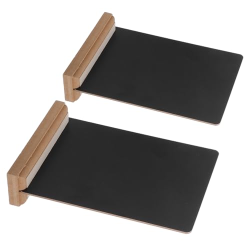 ULDIGI 2st Mini-tafel Menütafel Für Restaurant Kreidetafel Klein Kreidetafel-schild Anzeigetafel Tafelschilder Tischplatte Tafelmenü Kreidetafel Staffelei Zeichen Tafeln Black Holz von ULDIGI