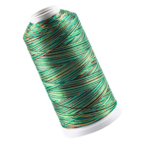 ULDIGI 3 Eisseidenfaden teppiche teppichverbene Ice Silk Thread knüpfteppich teppichleisten Quastendraht Perlenschnur selber machen Fäden Kordel zur Schmuckherstellung Nähgarn Green von ULDIGI