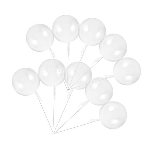 ULDIGI 35 Stück Transparente Bobo Luftballons Für Geburtstagspartys Hochzeiten Babypartys Und Brautpartys Klare Ballons Für Stilvolle Dekorationen Jedem Anlass von ULDIGI