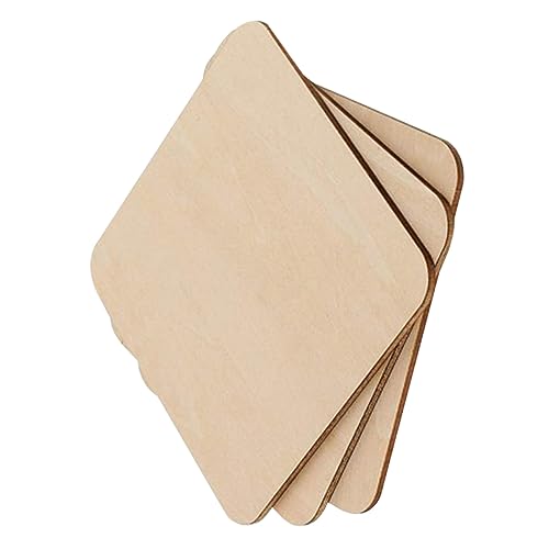 ULDIGI 36 Stücke DIY Handwerk Holz Leere Malerei Holz Chips DIY Zubehör von ULDIGI