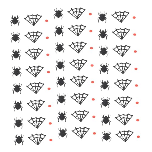 ULDIGI 4 Kürbis Pailletten Kürbis Konfetti Halloween-Tischkonfetti Spinnenkonfetti halloween dekoration halloween-dekoration Konfetti-Dekore Halloween-Kürbis-Spinnen-Konfetti Plastik von ULDIGI
