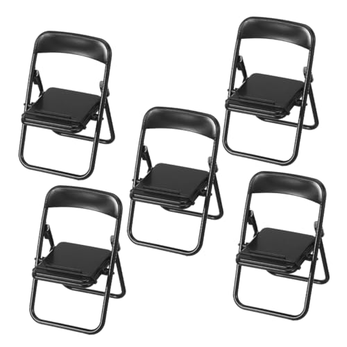 ULDIGI 5 Stück Stuhlförmiger Handyhalter Handyständer Mini Möbelmodell Smartphone Halter Mini Stuhl Telefonhalter Stuhl Telefonhalterung Miniatur Stuhl Modell Mini Stuhl Modell von ULDIGI