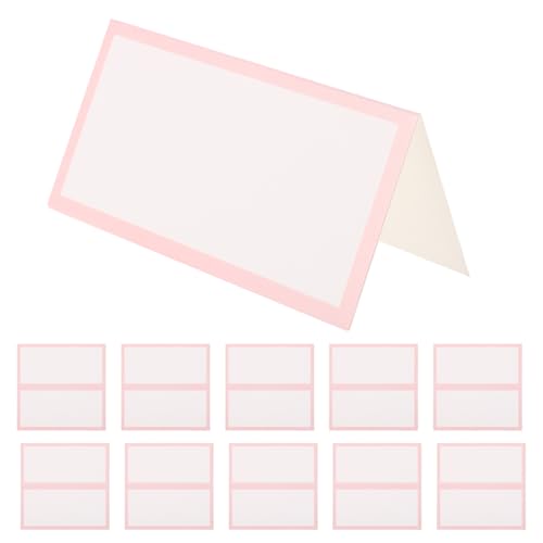 ULDIGI 50 Pcs Tischplatzkarten Sitzplätze Namen Tags Tischzeltkarten Zarte Tabletop Place Karten Für Empfänge Und Abendesseneinstellungen von ULDIGI