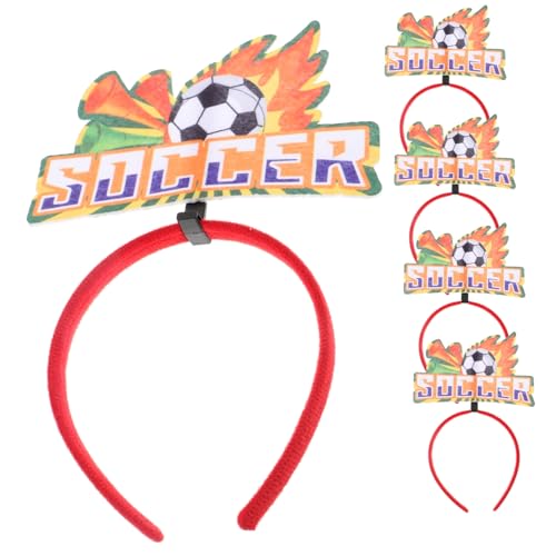 ULDIGI 5St Stirnband für Fußballfans fussball fanartikel fussball accessoires Fußballfan-Kostüm-Requisiten Kopfschmuck für Sportpartys haarschmuck Stirnbänder für Sportwettkämpfe Haarband von ULDIGI