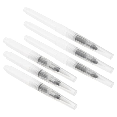 ULDIGI 6 Teiliges Set Wasserfarben Pinselstifte Wasserlösliche Farbige Bleistifte Für Aquarellmalerei Bestehend Aus 1120 Spitzen Pinsel Und 55 Spitzen Pinsel Ideal Für Kreative von ULDIGI