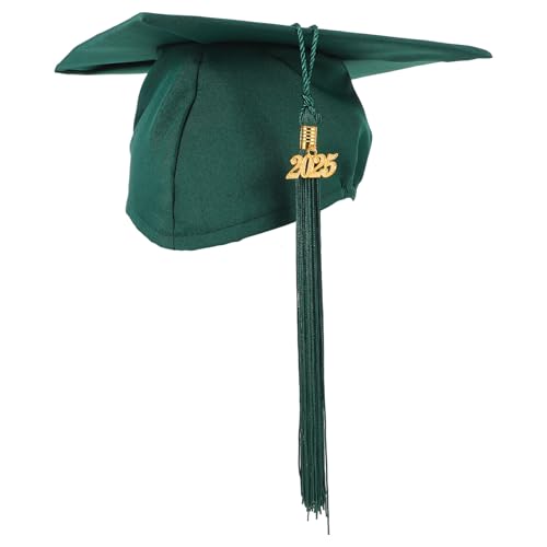 ULDIGI Grad Cap Mit Quaste Modische College-cap Aus Polyester Für Die Abschlussfeier 2025 von ULDIGI