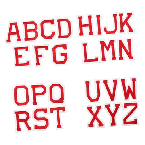 ULDIGI Alphabet Aufkleber Buchstabenaufklebern Letter Patches Alphabet Applique Patches Sew Appliques Briefaufkleber Alphabetaufkleber with Embroidery Patch Z Decorative Repair Patches von ULDIGI