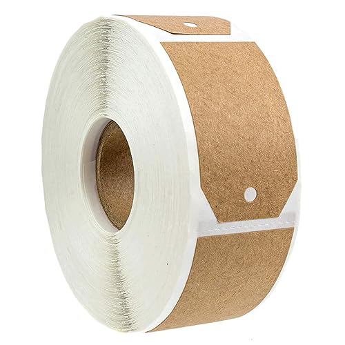 ULDIGI Aufkleber Aus Etikettenpapier Kraftanhänger Geschenkaufkleber Etikettenaufkleber Für Schreibwaren Etiketten Aus Kraftpapier Markierung Leere Geschenkanhänger Geschenketikett Brown von ULDIGI