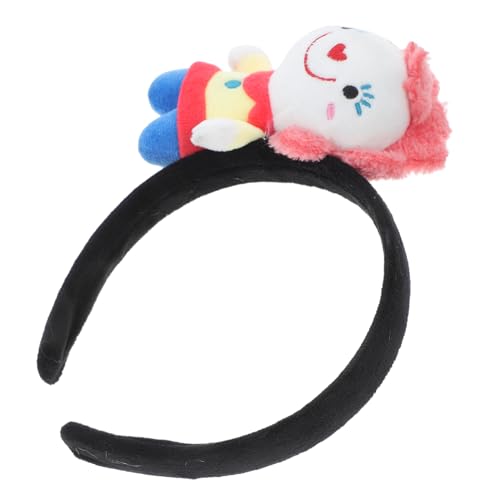 ULDIGI Clown Stirnband Clown Hüte Clown Zubehör Regenbogen Stirnband Zirkus Haarteil Alberne Hüte Clown Schuhe Clown Perücke Clown Kostüm Haarbänder Kostüme Stirnbänder von ULDIGI