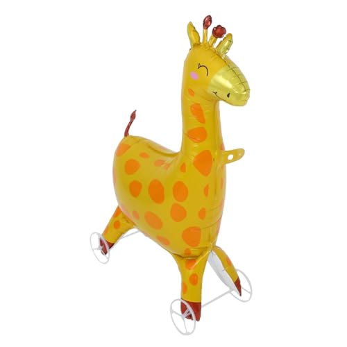 ULDIGI Giraffenballon Dschungelthema Partydekoration Tierballon Giraffe Geburtstagsdekoration Ballon Aufblasbare Giraffenparty Versorgung von ULDIGI