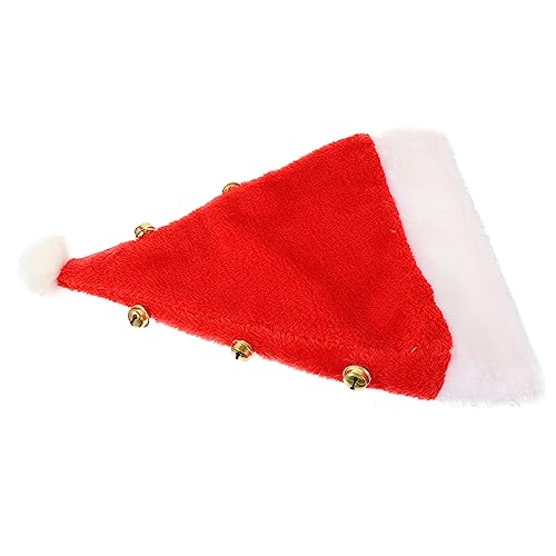 ULDIGI Glocke Weihnachtsmütze lustige Weihnachtsmütze Hüte für Kinder Weihnachtswintermütze weihnachts party weihnachtsbekleidung Weihnachtskopfschmuck Plüsch-Weihnachtsmütze Metall rot von ULDIGI