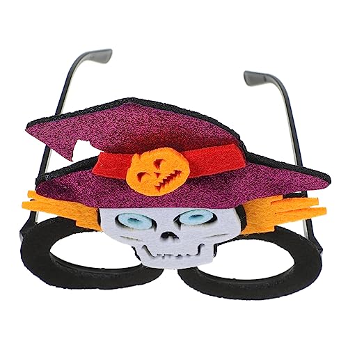 ULDIGI Halloween Dekorative Brille Filzbrille Fröhliche Halloween-brille Leichte Lustige Brille Füller Für Halloween-partytüten Halloween-partygeschenke Foto-sonnenbrille Gläser Stoff von ULDIGI