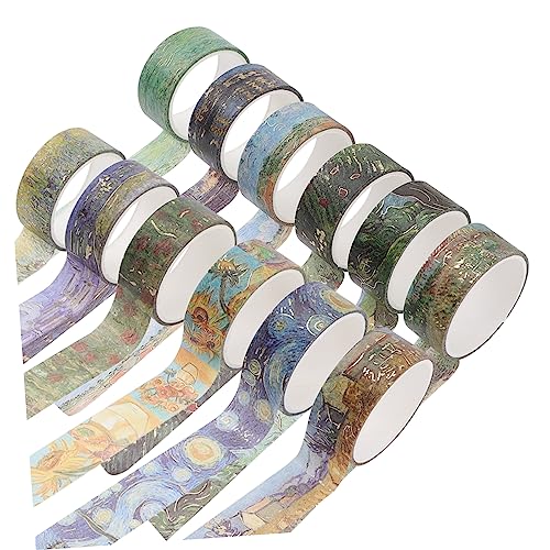 ULDIGI Papierbänder Dünnes Washi Band Goldfolien Washi Klebeband Dünnes Dekoratives Washi Bänder Washi Klebeband Abdeckband Buchplaner Geschenkverpackung von ULDIGI