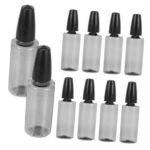 ULDIGI Quetschflasche Mit Präzisionsspitze Praktische Applikatorflasche Nähmaschinen Ölspenderflasche Leere Klebstoffflasche Praktische Öl Aufbewahrungsflasche 30 Ml 10 Stück von ULDIGI