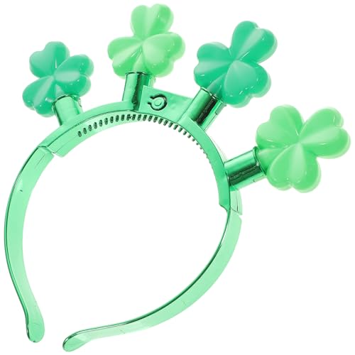 ULDIGI St. Patrick's Day Klee Stirnband Kopfschmuck Mit LED Licht Urlaub Kostüm Requisiten von ULDIGI