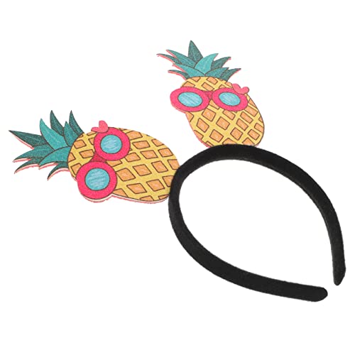 ULDIGI Stirnband Aus Kokosnussbaum Obstdekor Hawaiianische Stirnbänder Hawaiianische Haaraccessoires Hawaii-party-stirnband Sommer-headbopper Make-up-stirnbänder Luau-party Gefühlt von ULDIGI