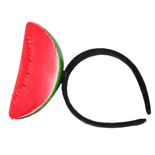 ULDIGI Stirnband Wassermelone Wassermelonen-haarreifen Wassermelonen-haarband Tropisches Stirnband Wassermelonen-kopfschmuck Haarschmuck Für Den Fruchtkopf-bopper Frau Partybedarf Cosplay von ULDIGI