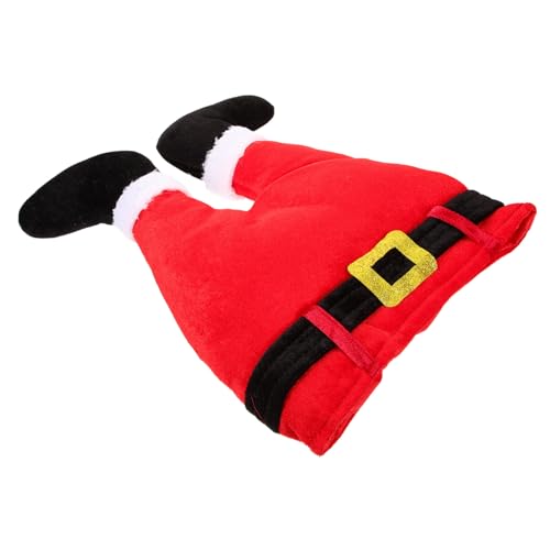 ULDIGI Weihnachtsfeier Liefert Weihnachtsmützen Für Erwachsene Weihnachtskostüm Hut Weihnachtsmann-hosenmütze Weihnachtsmannmütze Weihnachtsmütze Für Erwachsene Polyester Plus Flanell von ULDIGI