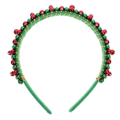 ULDIGI Weihnachtsglocken-Stirnband Jingle Bells Stirnband Weihnachtsstirnband für Party christmas haarreif christmas headband Weihnachtshaarband Stirnband für Weihnachtsfeiern Metall von ULDIGI