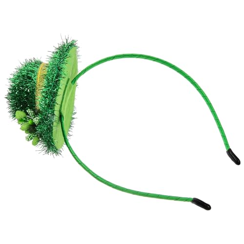 ULDIGI irisches Stirnband haarschmuck haircharm tragegurte party assecoires kapuzenpullover Haarband bilden Kopfschmuck für st. Patricks Partyzubehör zum St. Patrick's Day Zellstoff von ULDIGI