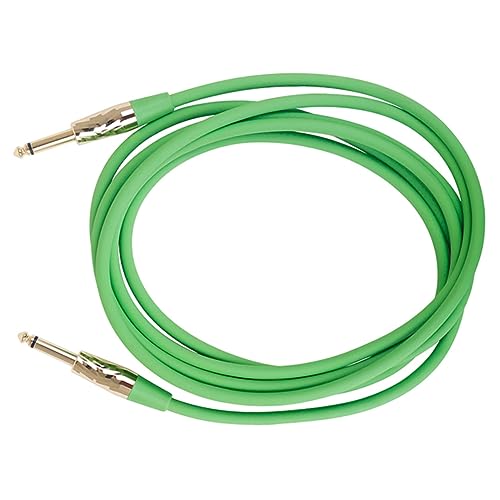 ULDIGI kabel für elektrische gitarre Gitarren-Patchkabel lichtleiterkabel optikalkabel Adapter-Effektkabel Zubehör für Musikinstrumente Mit Kunststoff ummantelter Kupferdraht Green von ULDIGI