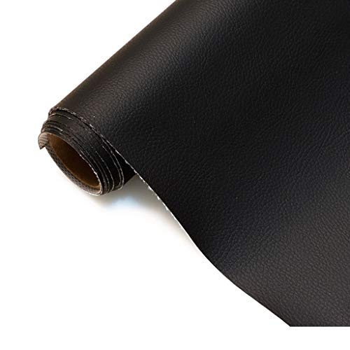 Weiches Kunstleder Polsterstoff Möbelstoff Dekostoff PU Lederfolie Für Polster Geeignet Möbel Küchenschränke Wand Sofa Leder Reparatur Meterware 160cm Breit(Colour: Dark coffee,Size: 100x160cm/39.4x63 von ULEZUAR