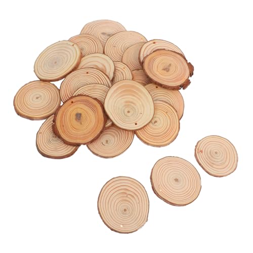 ULTECHNOVO 1 Satz 1 Weihnachtsdekoration Holzspäne Holzbretter Zum Basteln Dekorationen Aus Massivholz Holzmalerei Naturholzscheibe Für Holzscheiben Zum Basteln DIY Ornament Aus 20 Stück von ULTECHNOVO