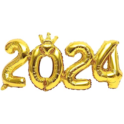ULTECHNOVO 1 Satz 2024 Ballondekoration riesige Zahl Hühner erste Party Ö luftballons Ballongas Nummernballons aus Folie frohes neues jahr folienballons Aluminiumfolie Golden ULTECHNOVO 1 Satz 2024 Ballondekoration riesige Zahl Hühner erste Party Ö luftballons Ballongas Nummernballons aus Folie frohes neues jahr folienballons Aluminiumfolie Golden von ULTECHNOVO