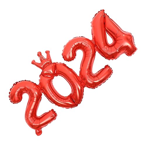 ULTECHNOVO 1 Satz 2024 Ballonnummern 2024 Neujahrsdekore Die 2024 Luftballons 2024 Folienballons Jahreszahl Neujahrsnornamente Partyballons Dekorationen Aluminiumfolie rot ULTECHNOVO 1 Satz 2024 Ballonnummern 2024 Neujahrsdekore Die 2024 Luftballons 2024 Folienballons Jahreszahl Neujahrsnornamente Partyballons Dekorationen Aluminiumfolie rot von ULTECHNOVO
