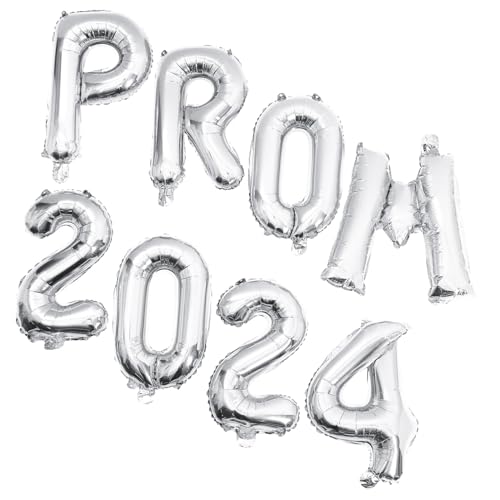 ULTECHNOVO 1 Satz 2024 Partydekorationsballons Willkommen Glühen Ballballon Erste Fröhliche Abschlussballons Folienballons Bunt Riese Und Junior Abgänger Aluminiumfolie Silver ULTECHNOVO 1 Satz 2024 Partydekorationsballons Willkommen Glühen Ballballon Erste Fröhliche Abschlussballons Folienballons Bunt Riese Und Junior Abgänger Aluminiumfolie Silver von ULTECHNOVO